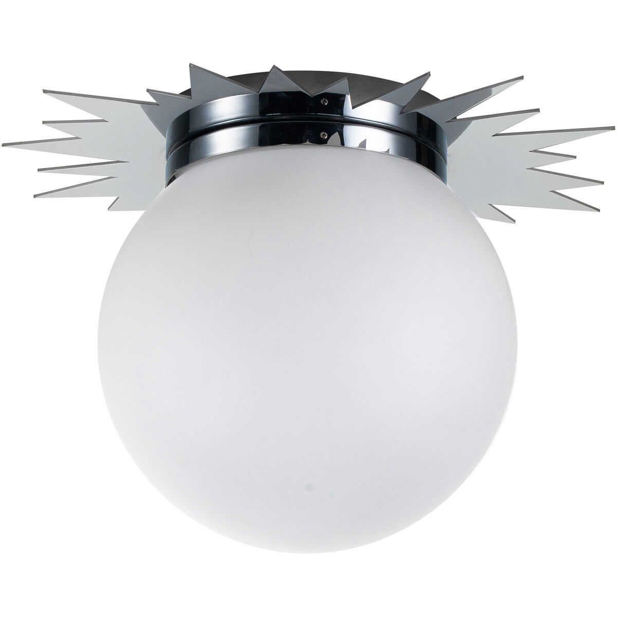 Soleil 3 Light PC Bath/Flush Mounts Ceiling Light in Polished Chrome